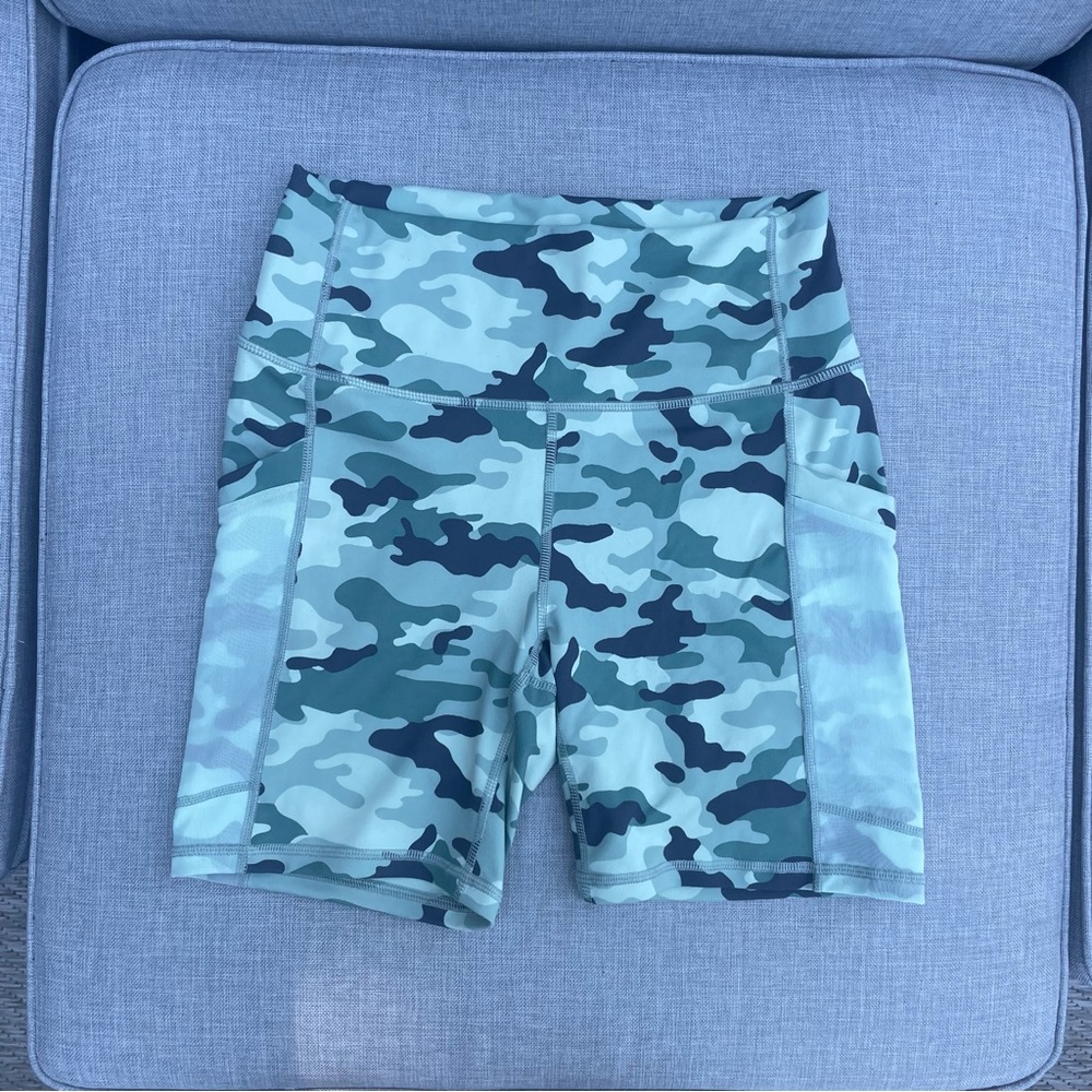 Fabletics Camo Biker Shorts